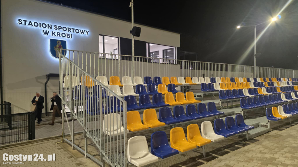 Otwarcie nowego stadionu w Krobi