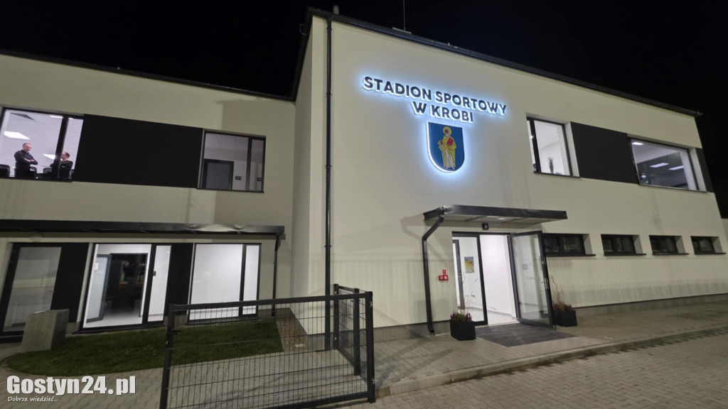 Otwarcie nowego stadionu w Krobi