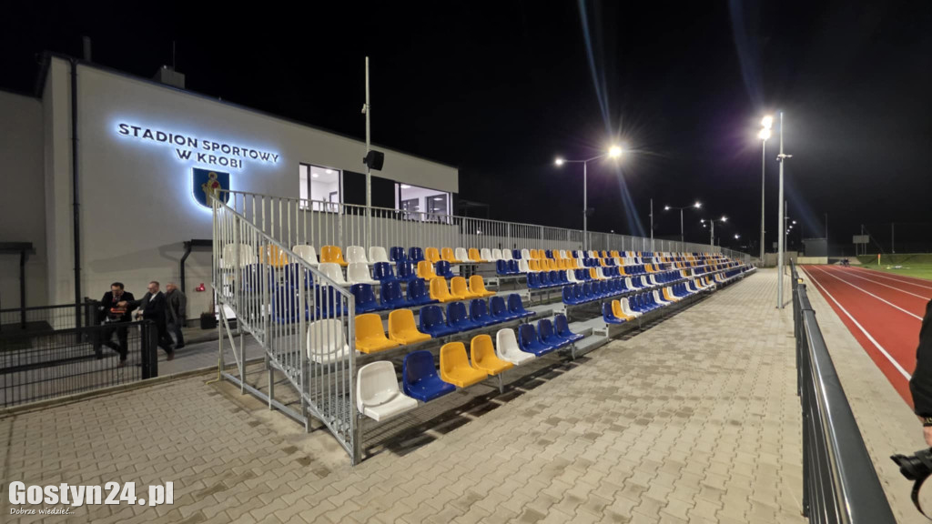 Otwarcie nowego stadionu w Krobi