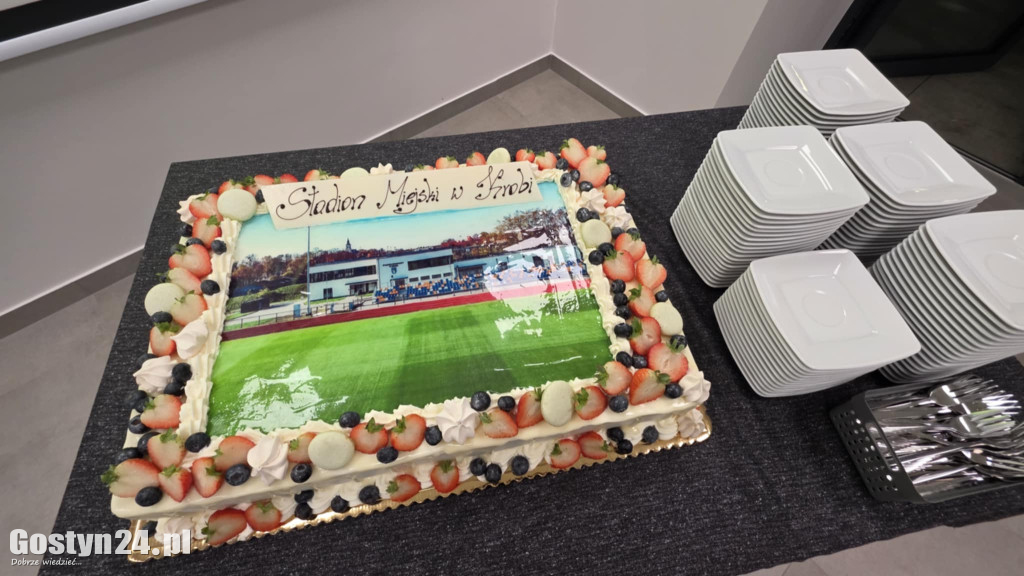 Otwarcie nowego stadionu w Krobi