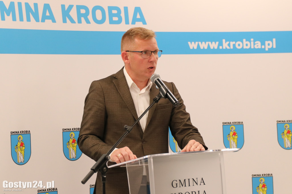 Otwarcie nowego stadionu w Krobi