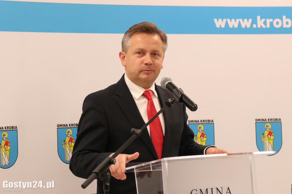 Otwarcie nowego stadionu w Krobi