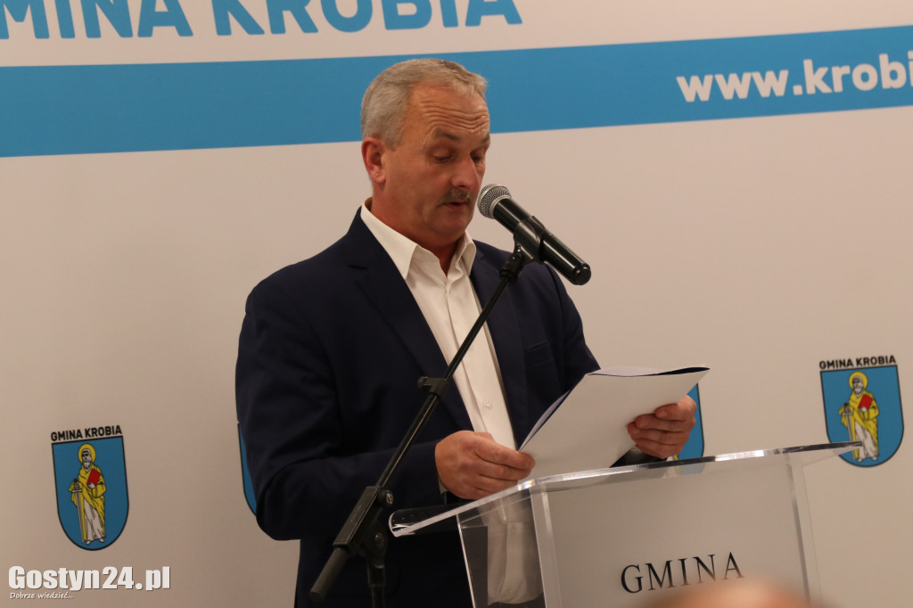 Otwarcie nowego stadionu w Krobi