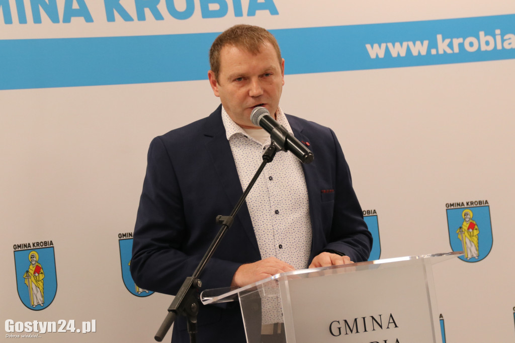 Otwarcie nowego stadionu w Krobi