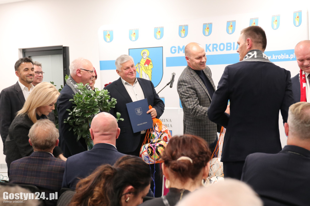 Otwarcie nowego stadionu w Krobi