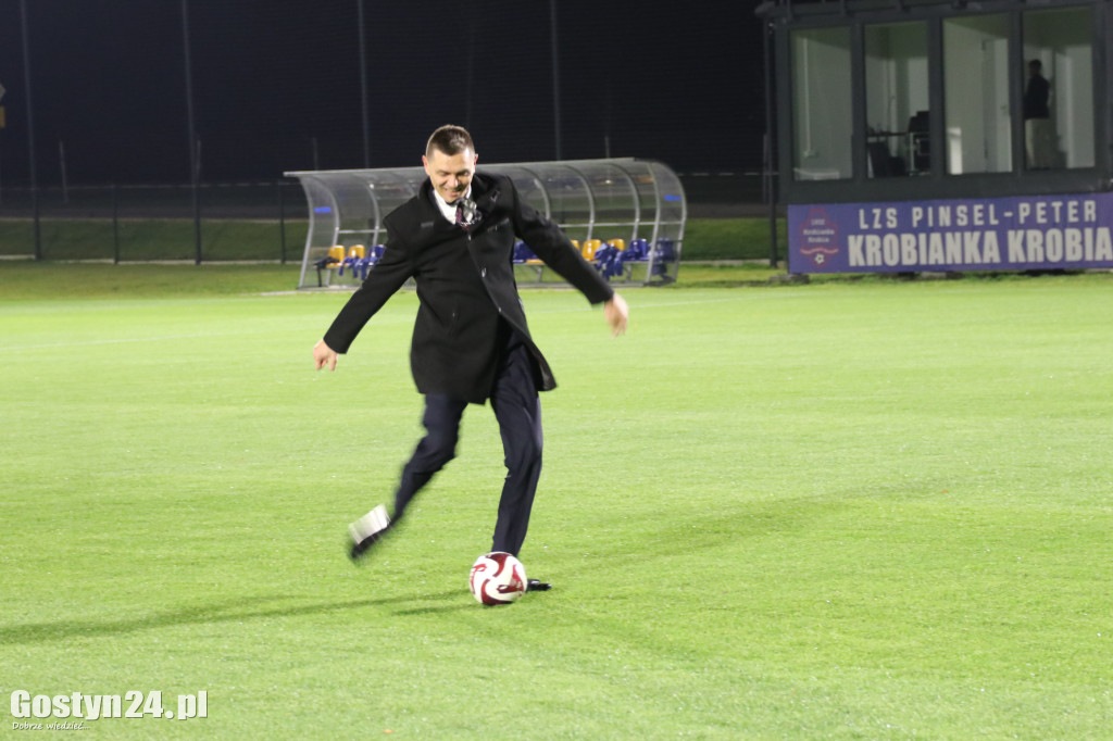 Otwarcie nowego stadionu w Krobi