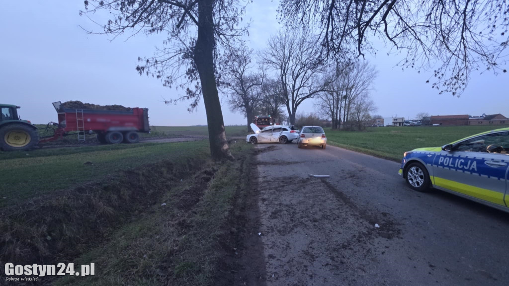 Wypadek na trasie Franciszkowo-Czarkowo