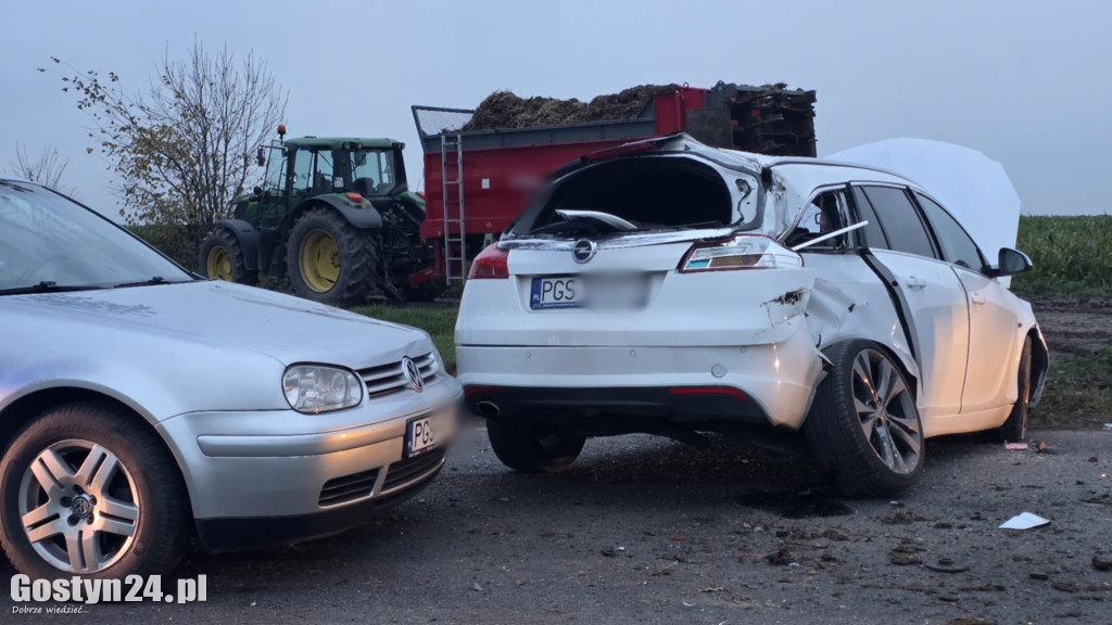 Wypadek na trasie Franciszkowo-Czarkowo