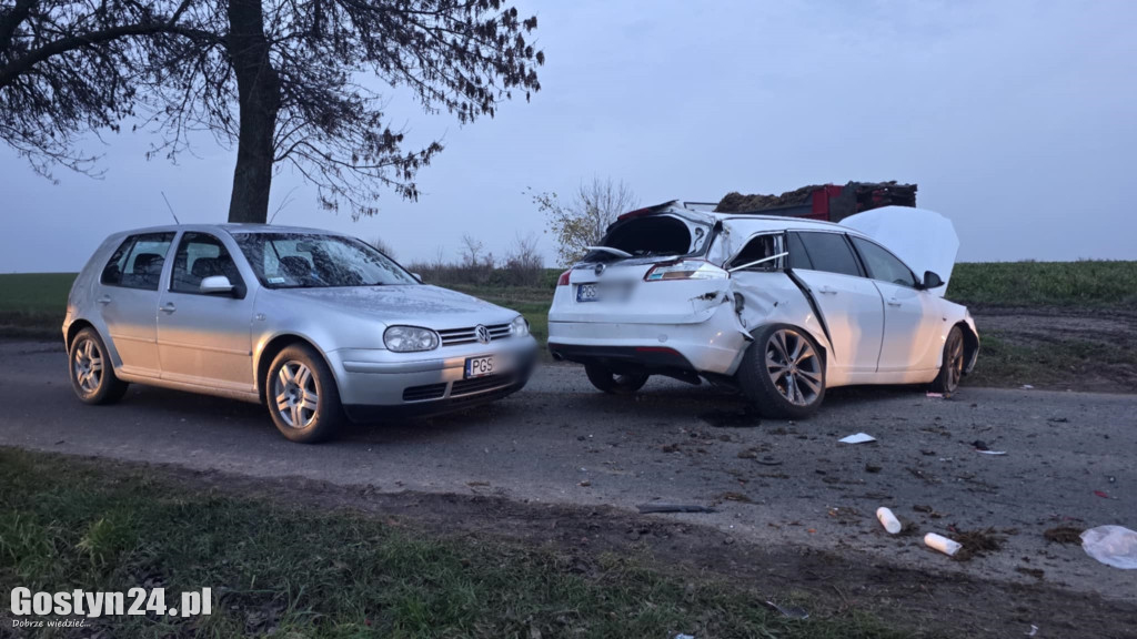 Wypadek na trasie Franciszkowo-Czarkowo