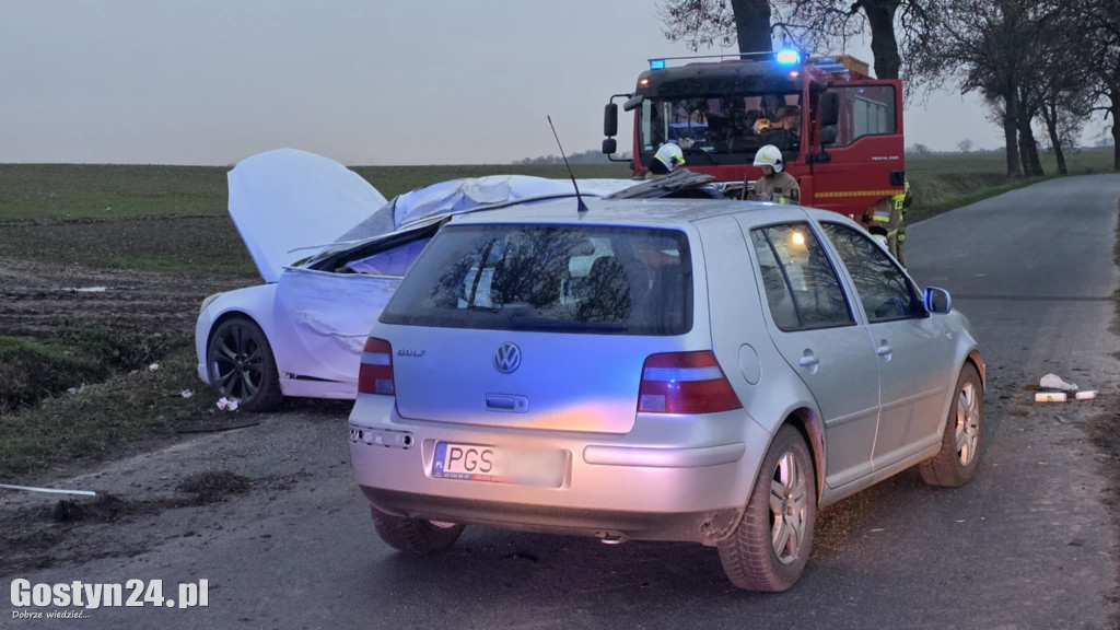 Wypadek na trasie Franciszkowo-Czarkowo