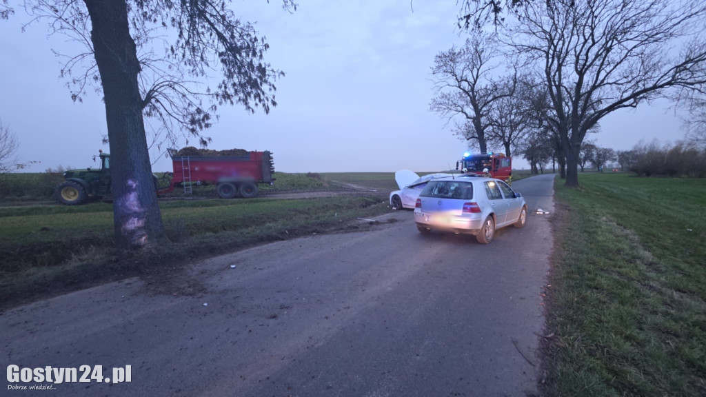 Wypadek na trasie Franciszkowo-Czarkowo