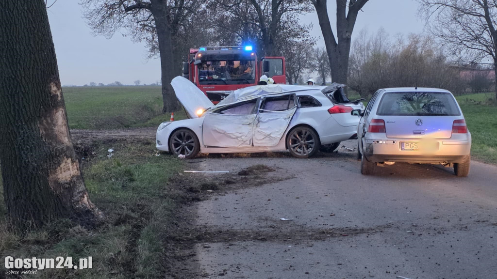 Wypadek na trasie Franciszkowo-Czarkowo