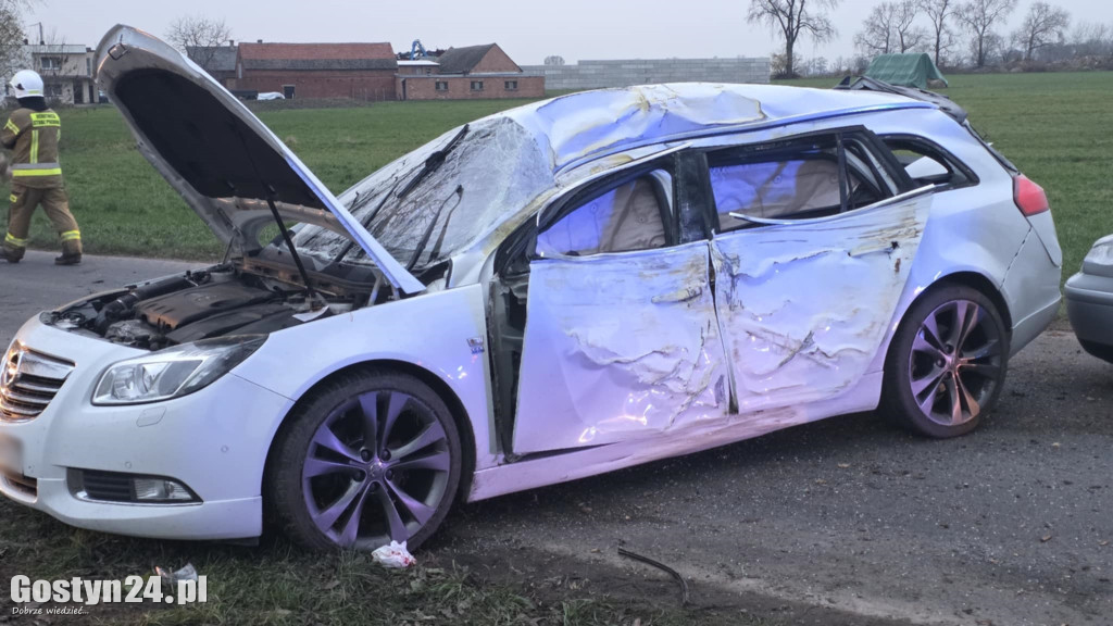 Wypadek na trasie Franciszkowo-Czarkowo