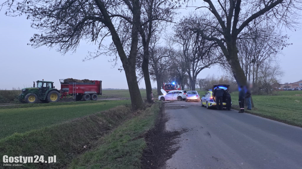 Wypadek na trasie Franciszkowo-Czarkowo