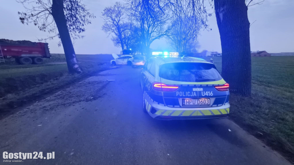 Wypadek na trasie Franciszkowo-Czarkowo