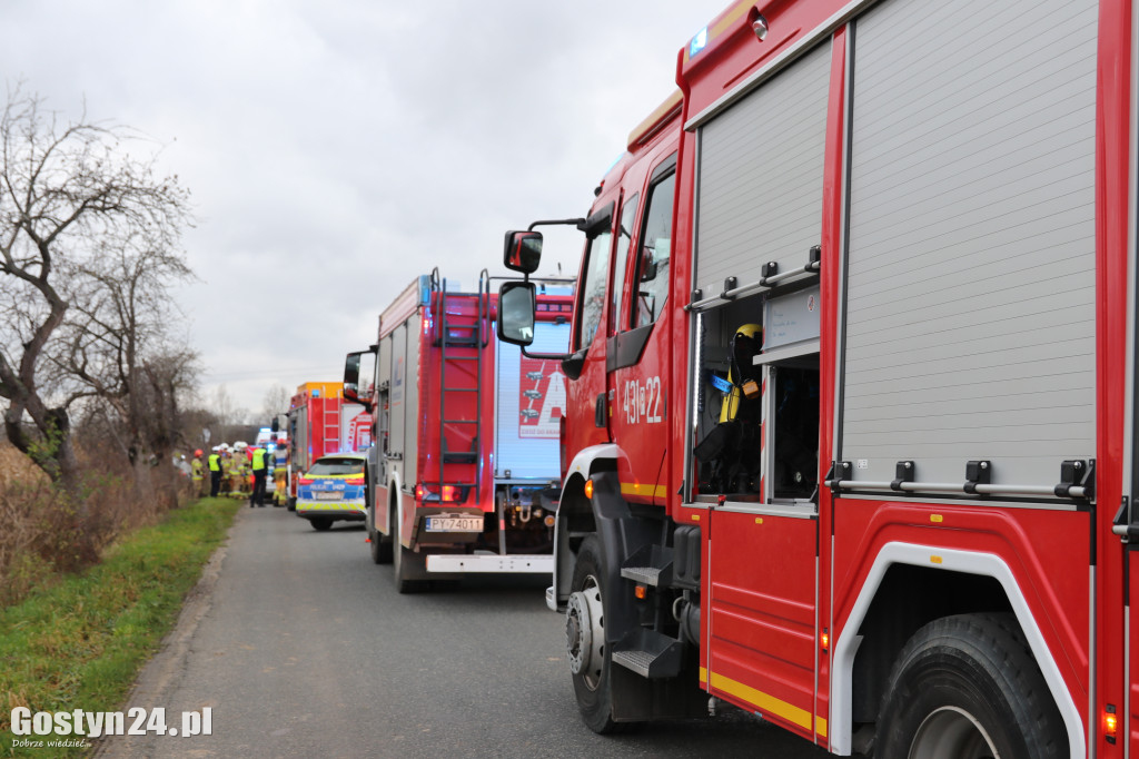 Tragiczny finał wypadku pod Poniecem