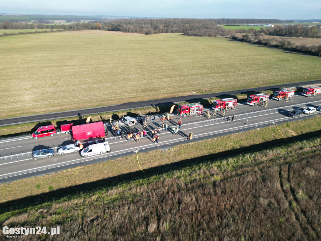 Ćwiczenia na nowej obwodnicy K12 Gostynia i Piasków