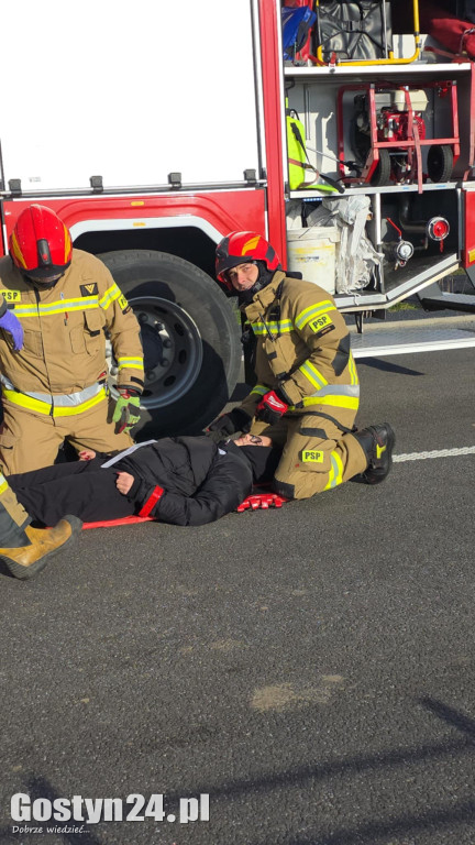 Ćwiczenia na nowej obwodnicy K12 Gostynia i Piasków