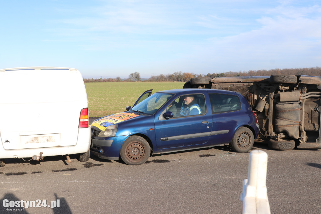 Ćwiczenia na nowej obwodnicy K12 Gostynia i Piasków
