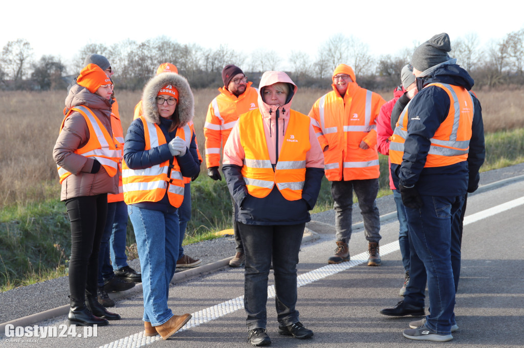 Ćwiczenia na nowej obwodnicy K12 Gostynia i Piasków