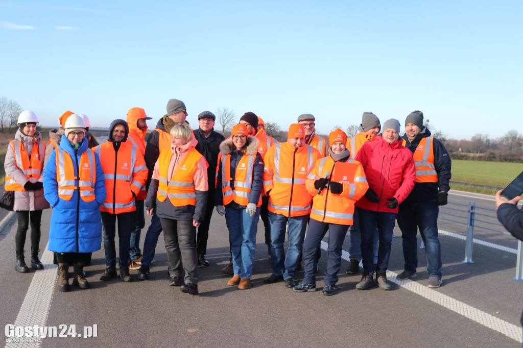 Ćwiczenia na nowej obwodnicy K12 Gostynia i Piasków