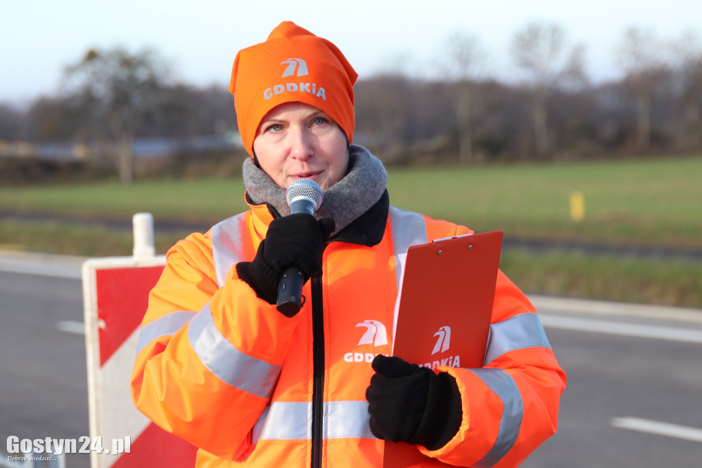Ćwiczenia na nowej obwodnicy K12 Gostynia i Piasków