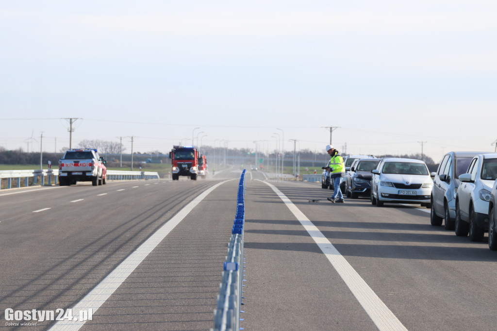 Ćwiczenia na nowej obwodnicy K12 Gostynia i Piasków