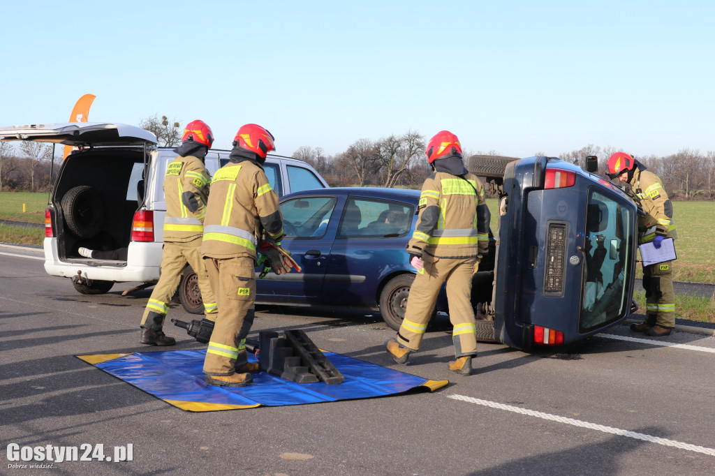 Ćwiczenia na nowej obwodnicy K12 Gostynia i Piasków