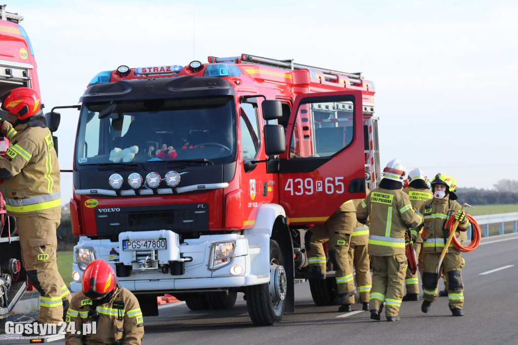 Ćwiczenia na nowej obwodnicy K12 Gostynia i Piasków