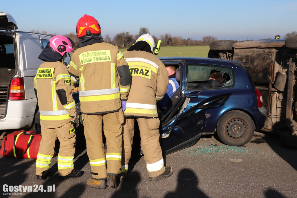 Ćwiczenia na nowej obwodnicy K12 Gostynia i Piasków