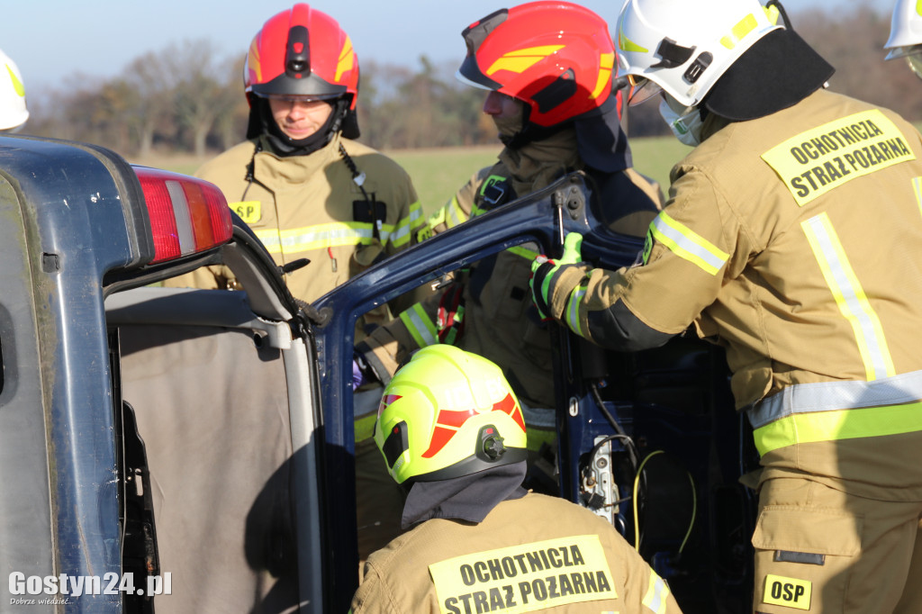 Ćwiczenia na nowej obwodnicy K12 Gostynia i Piasków