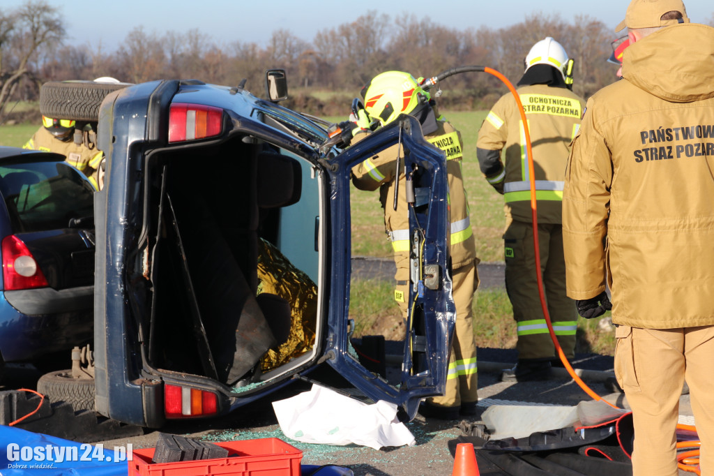 Ćwiczenia na nowej obwodnicy K12 Gostynia i Piasków