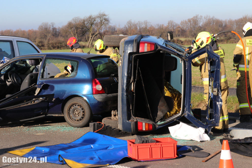 Ćwiczenia na nowej obwodnicy K12 Gostynia i Piasków