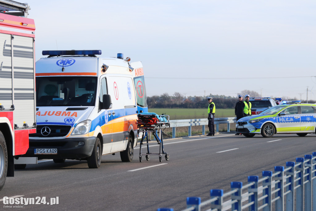 Ćwiczenia na nowej obwodnicy K12 Gostynia i Piasków