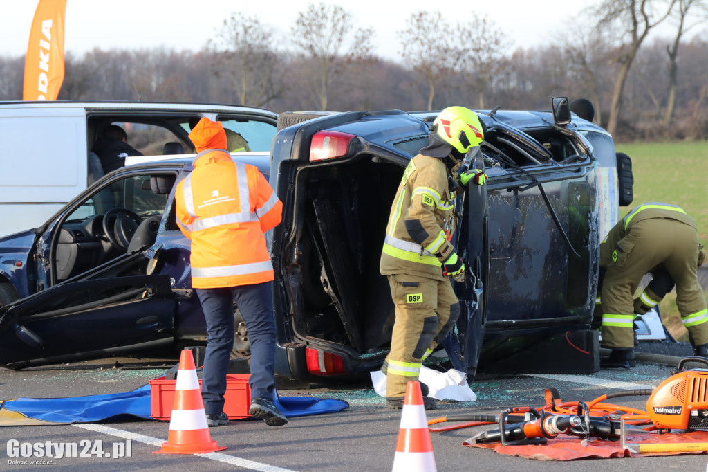 Ćwiczenia na nowej obwodnicy K12 Gostynia i Piasków