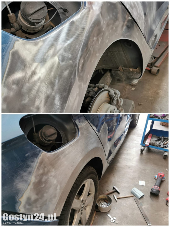 Nowy warsztat blacharski w Gostyniu.