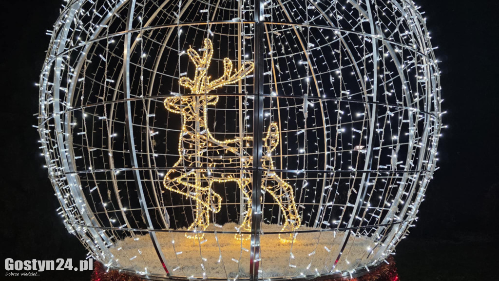 Niektóre gostyńskie iluminacje już świecą