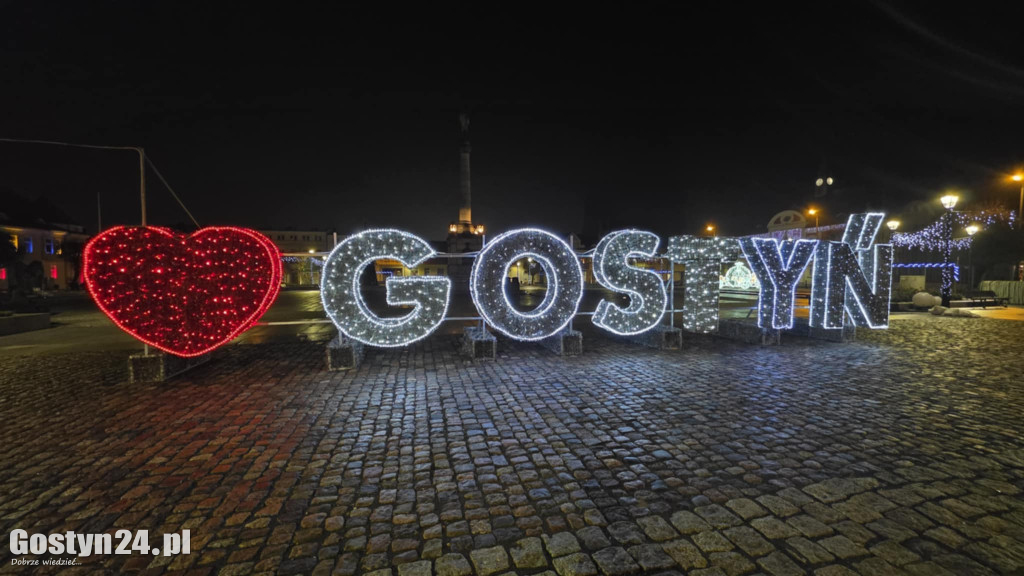 Niektóre gostyńskie iluminacje już świecą