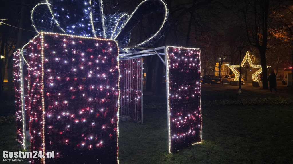 Niektóre gostyńskie iluminacje już świecą