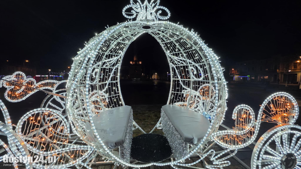 Niektóre gostyńskie iluminacje już świecą