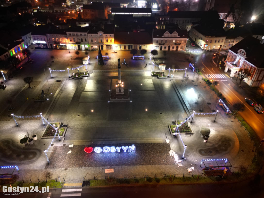 Niektóre gostyńskie iluminacje już świecą