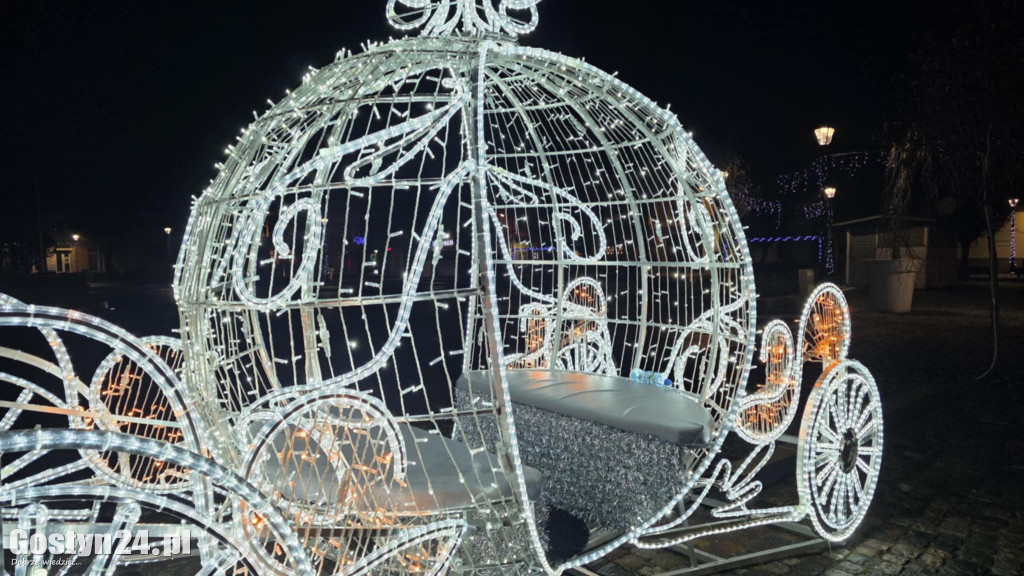 Niektóre gostyńskie iluminacje już świecą