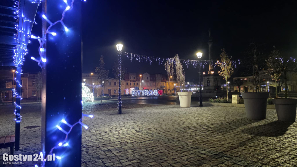 Niektóre gostyńskie iluminacje już świecą