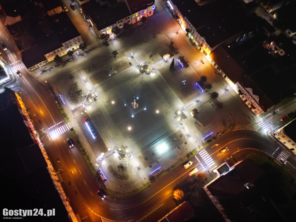 Niektóre gostyńskie iluminacje już świecą