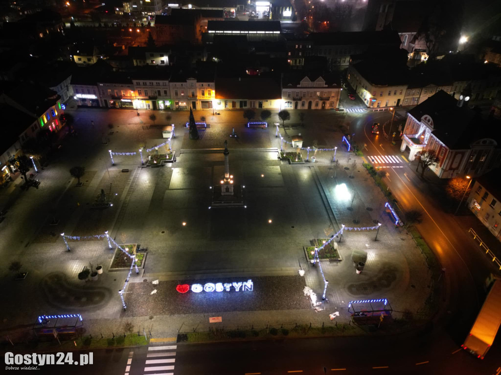 Niektóre gostyńskie iluminacje już świecą