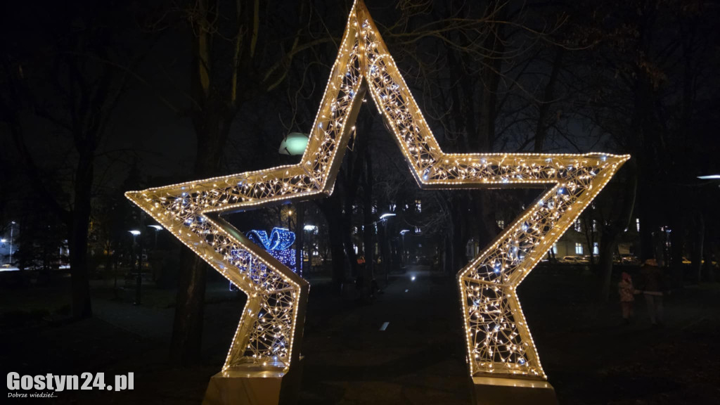 Niektóre gostyńskie iluminacje już świecą