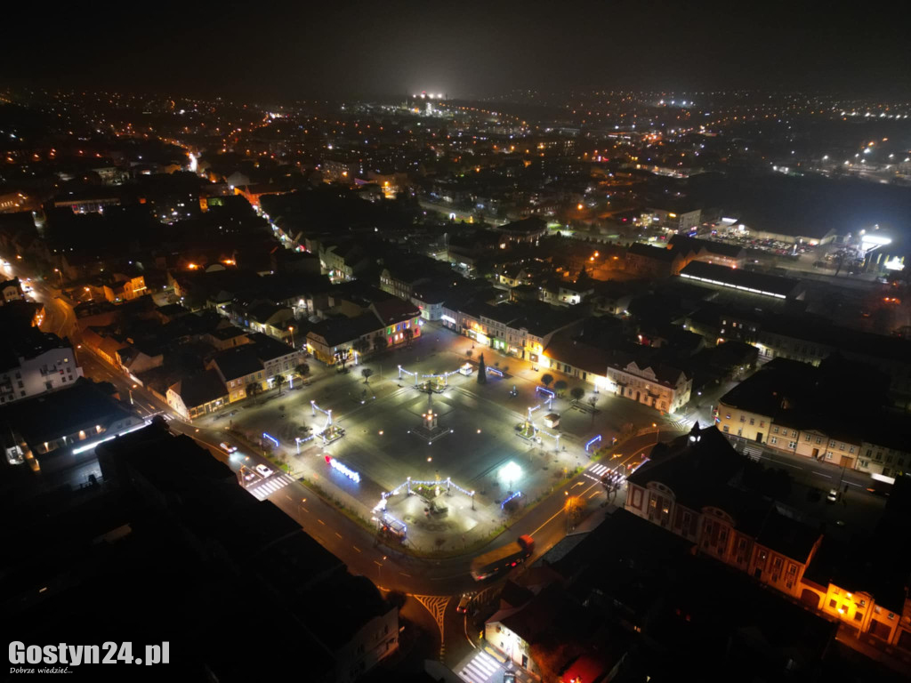 Niektóre gostyńskie iluminacje już świecą