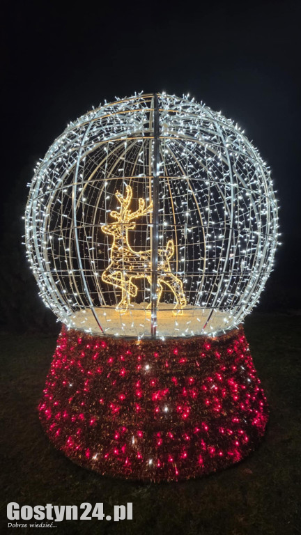 Niektóre gostyńskie iluminacje już świecą