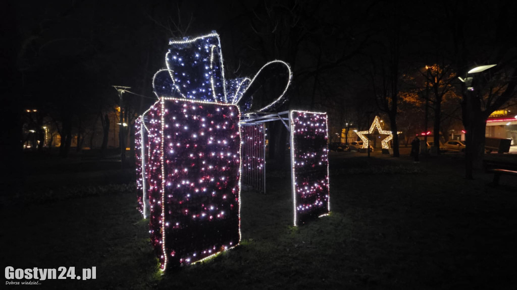 Niektóre gostyńskie iluminacje już świecą