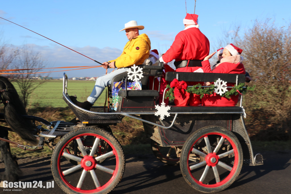 Mikołajkowy korowód w nowy składzie w Starej Krobi